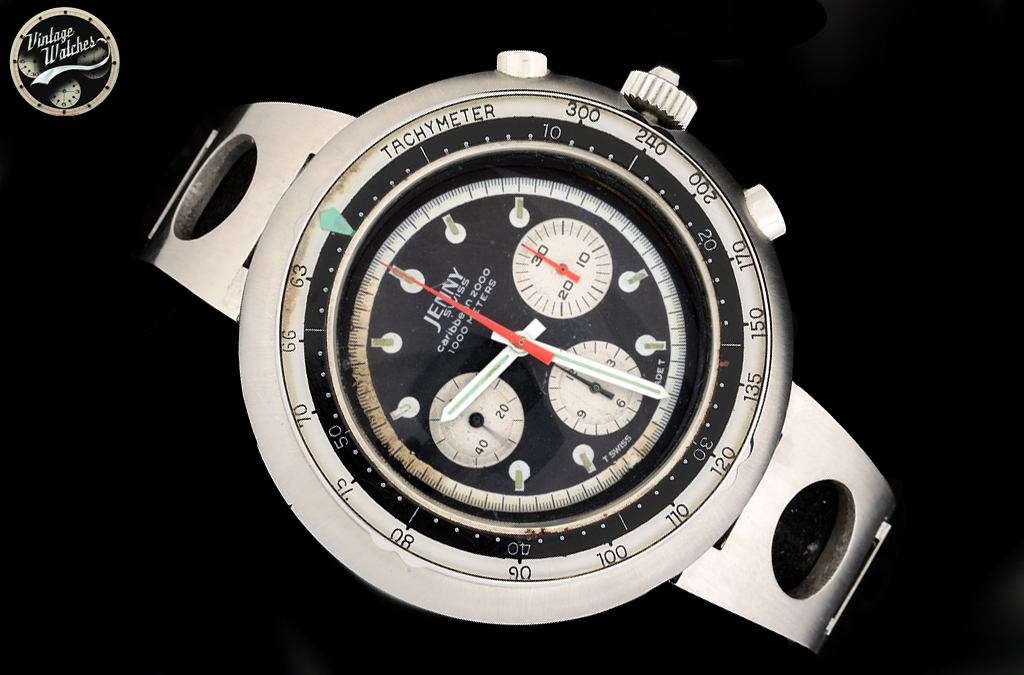 JENNY CARIBBEAN 2000 VERY RARE VINTAGE DIVE WATCH 5 image 394