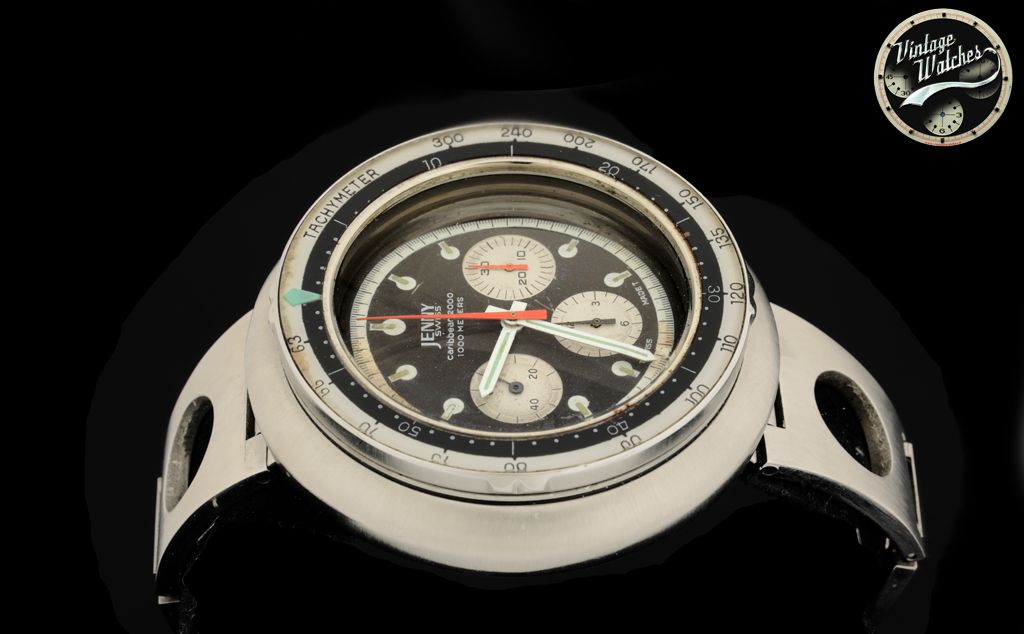 JENNY CARIBBEAN 2000 VERY RARE VINTAGE DIVE WATCH 6 image 395