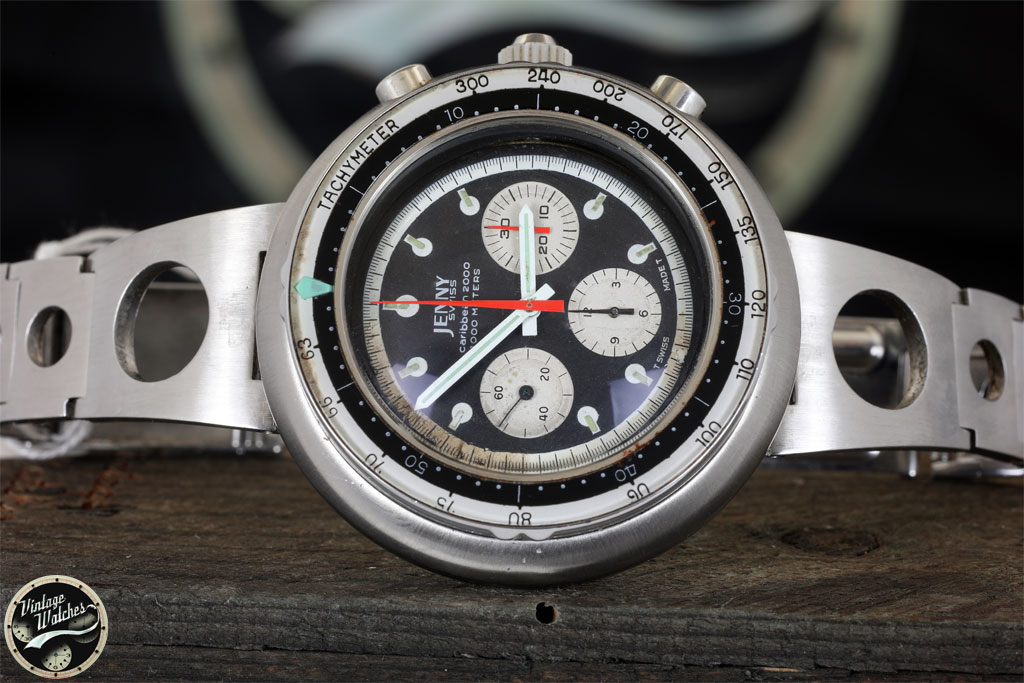 JENNY CARIBBEAN 2000 VERY RARE VINTAGE DIVE WATCH 11 image 400