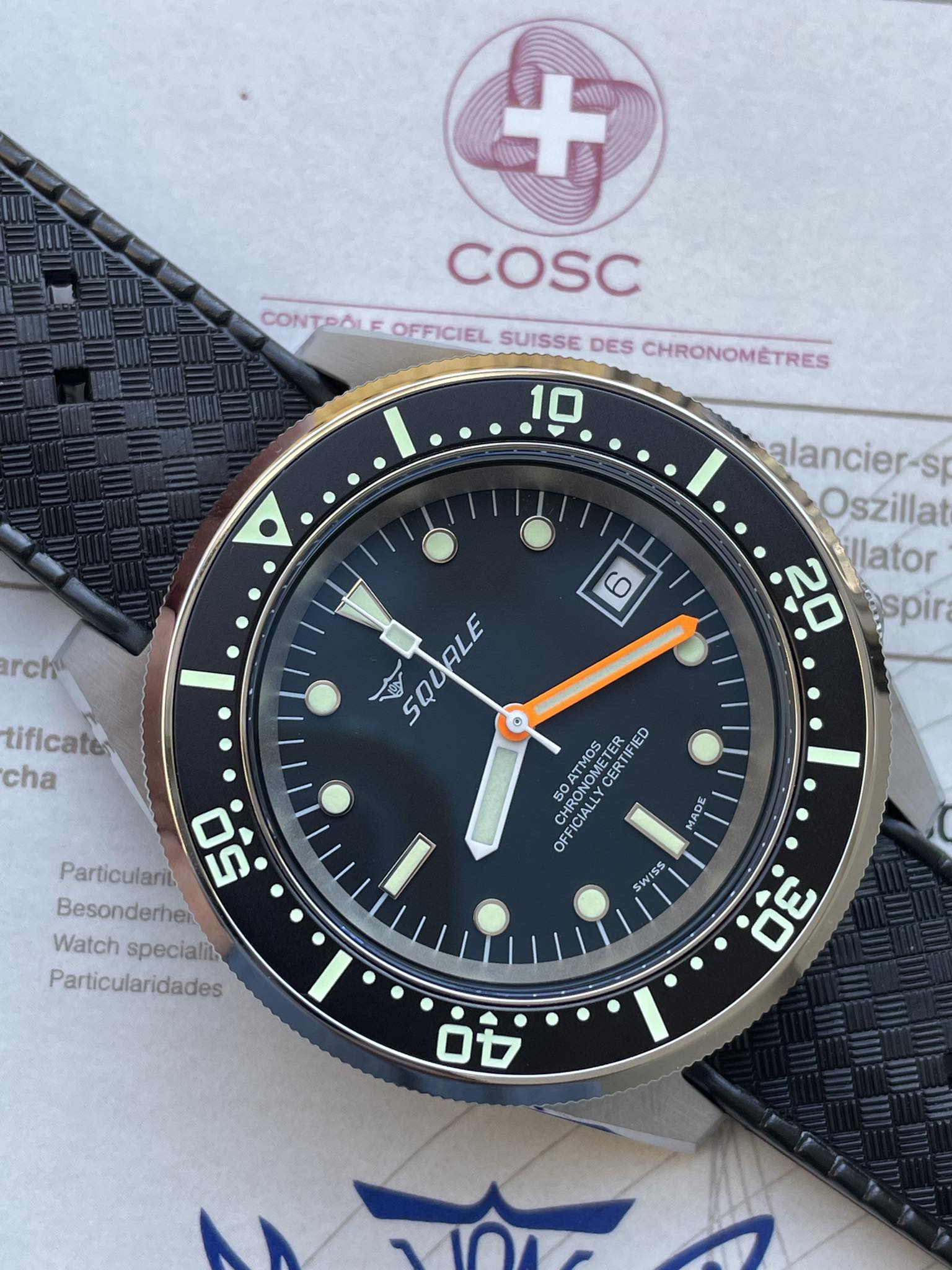 Squale 1521 COSC Classic Black - To Order 3 350240141 739622384560310 1013058493125359426 n